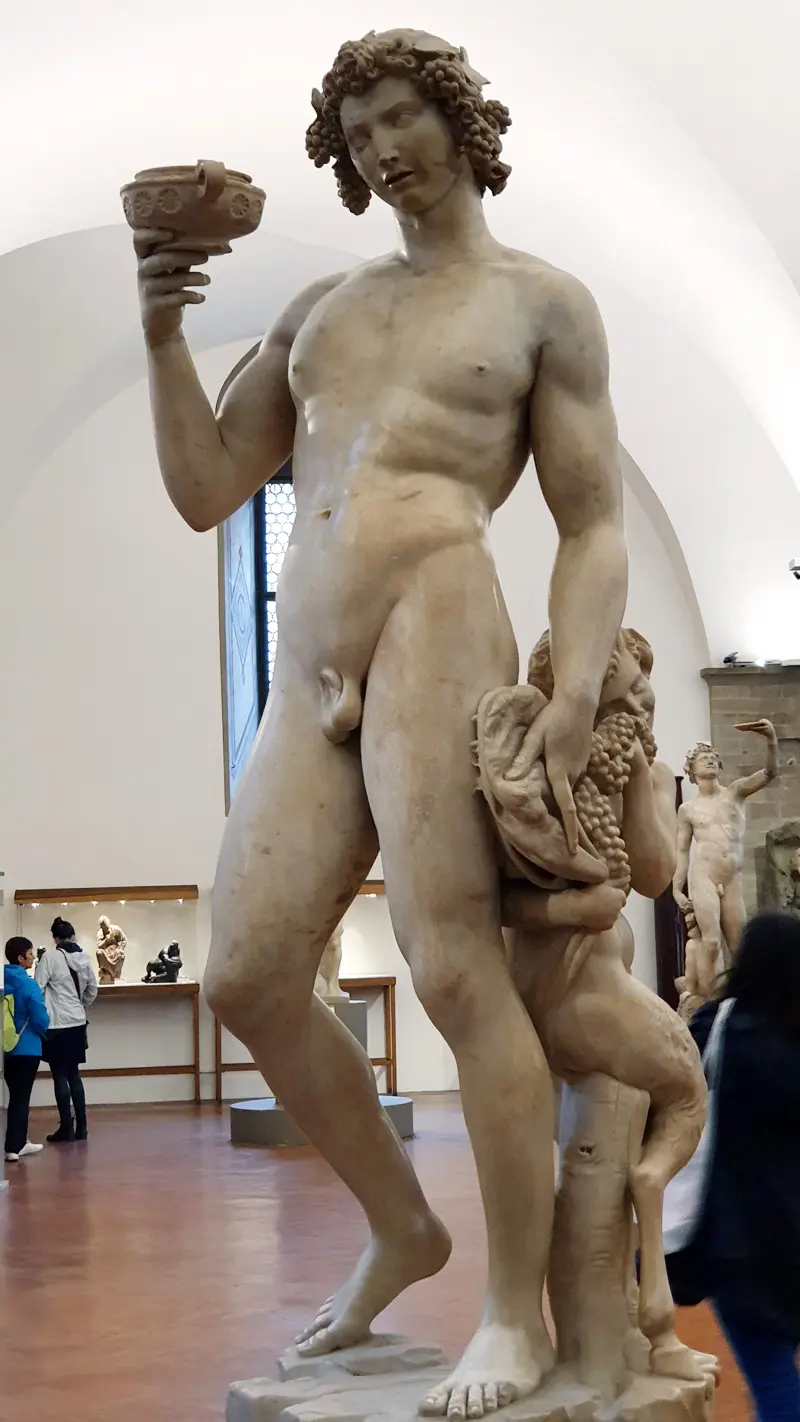 Bacchus by Michelangelo
