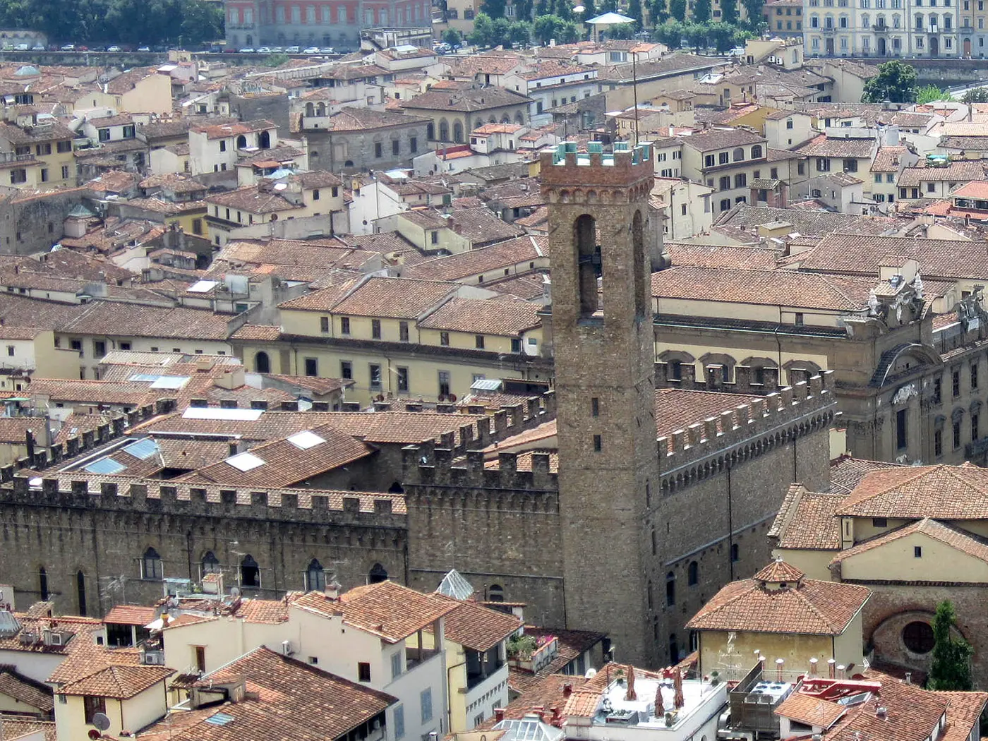 Bargello Bell Tower from above