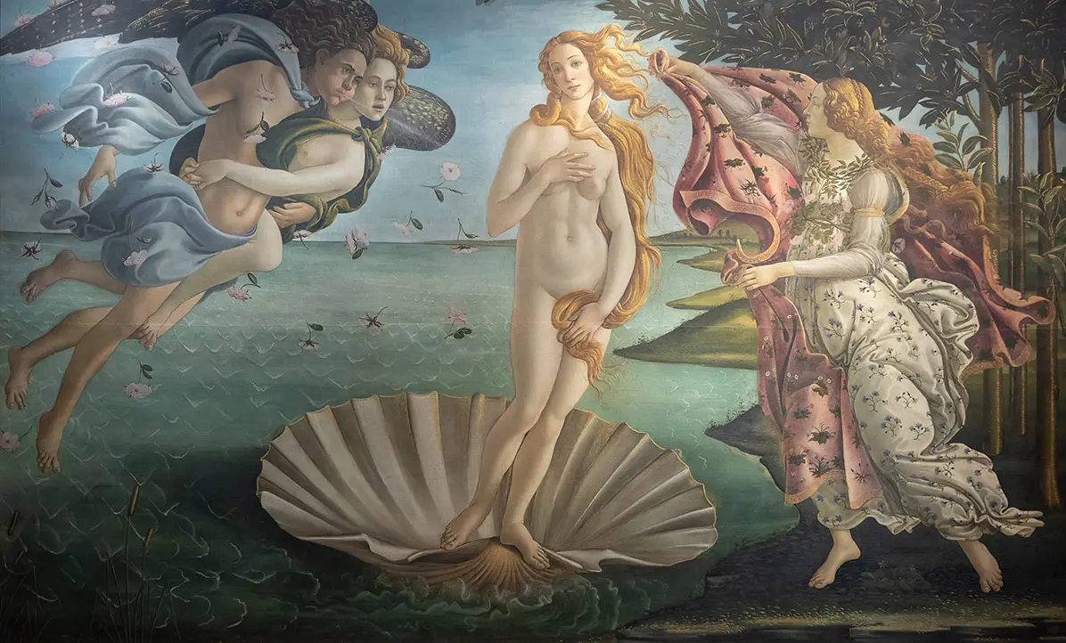 Nascita di Venere, Sandro Botticelli