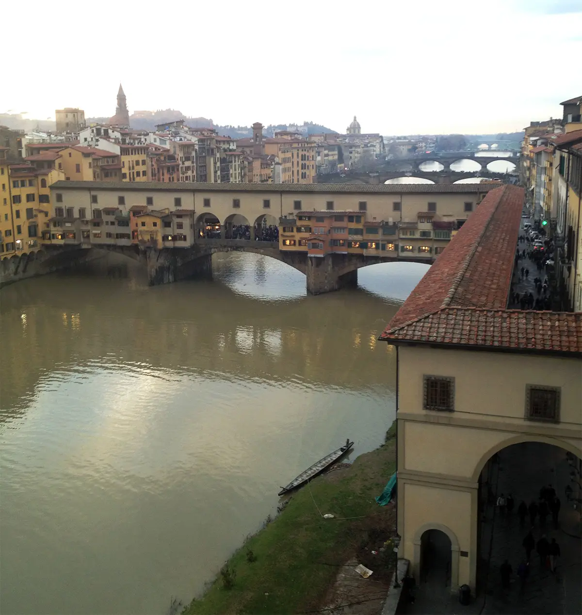 Ponte Vecchio from the Uffizi Gallery